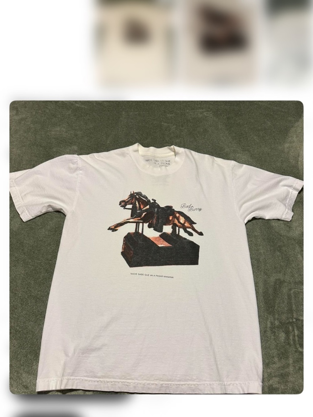 Bad Bunny Monaco oversize tee